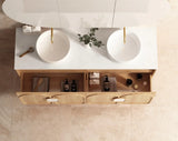 Laguna Wall Hung Vanity 1500mm - Natural Oak