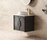 Laguna Wall Hung Vanity 600mm - Black American Oak