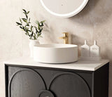 Laguna Wall Hung Vanity 750mm - Black Oak