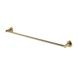800mm Brushed Brass Cuttable Single Towel Rail