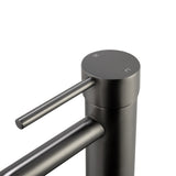 LUCID PIN - Gunmetal Basin Mixer top valve