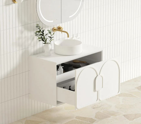 Laguna Wall Hung Vanity 900mm - White