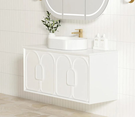 Laguna Wall Hung Vanity 1200mm - White