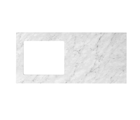 Laundry 1300mm Natural Carrara Marble Top