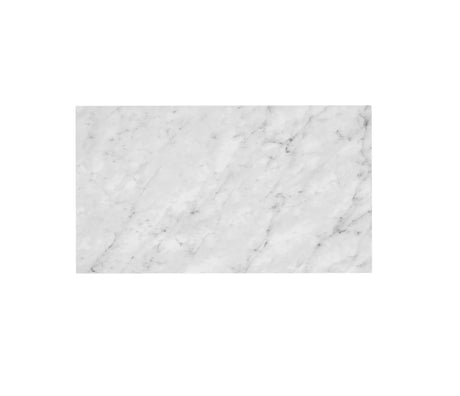 Laundry 1060mm Natural Carrara White Marble Top - No Hole