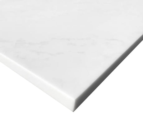 Laundry 1060mm Solid Surface Cloudy Carrara Top - No Hole