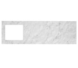 Laundry 1960mm Natural Carrara White Marble Top