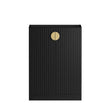 Marlo Laundry 630 Fluted Black Base Cabinet front view