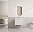 Miami 600mm Matte White Wall Hung Vanity