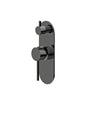 Morgan Rund Shower Divertor Mixer Brushed Gun Metal