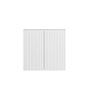 Noosa Laundry 630 Fluted White Wall Cabinet