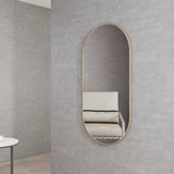 Noosa Oval Gold Framed Mirror