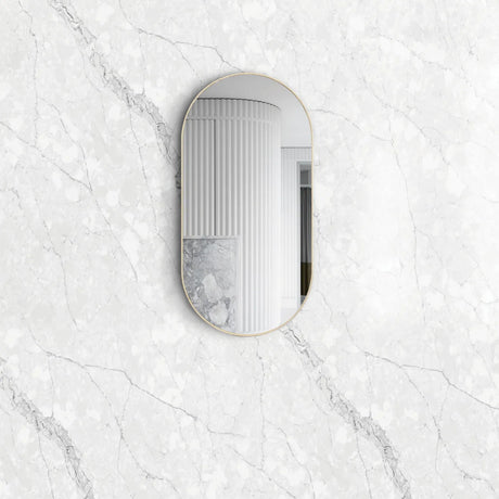 Noosa Oval Metal Framed Tuffi Mirror
