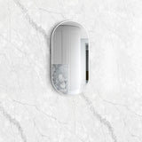 Noosa Oval Metal Framed Tuffi Mirror