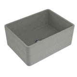 Novi 60 x 46 Concrete Look Fine Fireclay Farmhouse Butler Sink