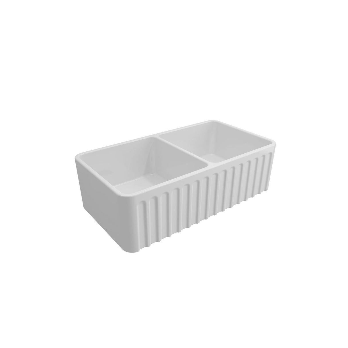 Novi 85 x 46 Fine Fireclay Gloss White Butler Sink