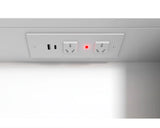 LED Newport 1200mm White Shaving Cabinet