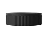 Oxford Round 395x395x120 Basin black front view