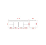 Polar 1500mm White Wall Hung Vanity