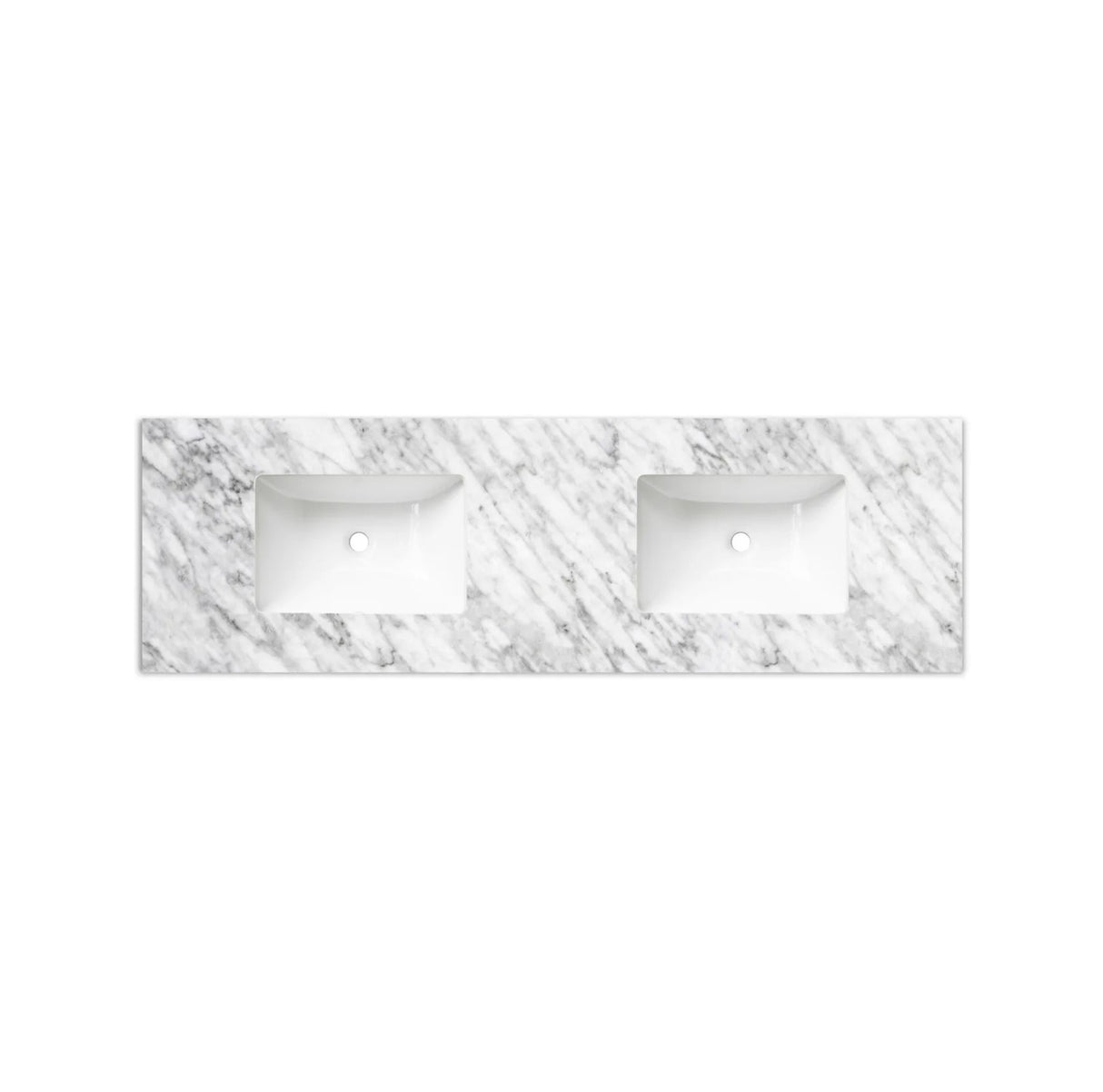 undermount natural carrara marble stone top