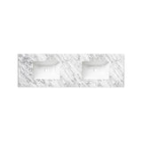 undermount natural carrara marble stone top