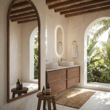 Venetta 1800mm Harvest Oak wall Hung Vanity - Framed