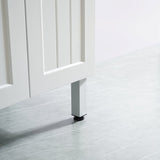Acacia 900mm White Floor Standing Vanity