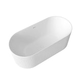 White free staanding bath on a white background