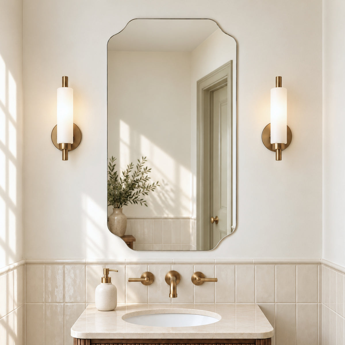 Birdie Frameless Mirror