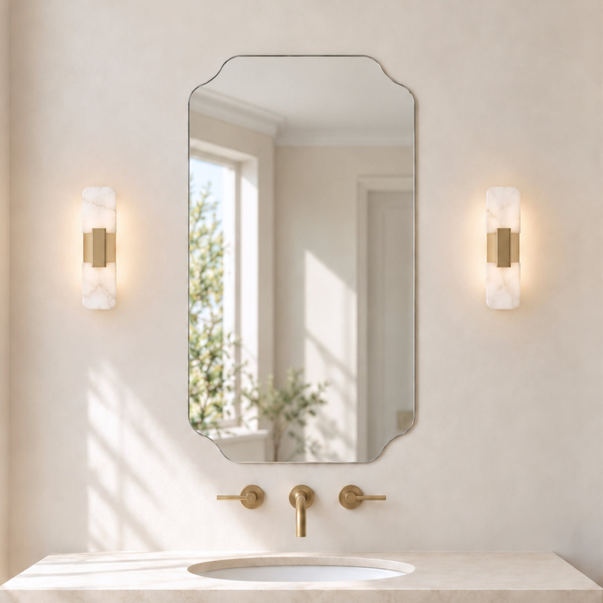 Birdie Frameless Mirror