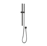 Black Shower Rail with Handheld Shower