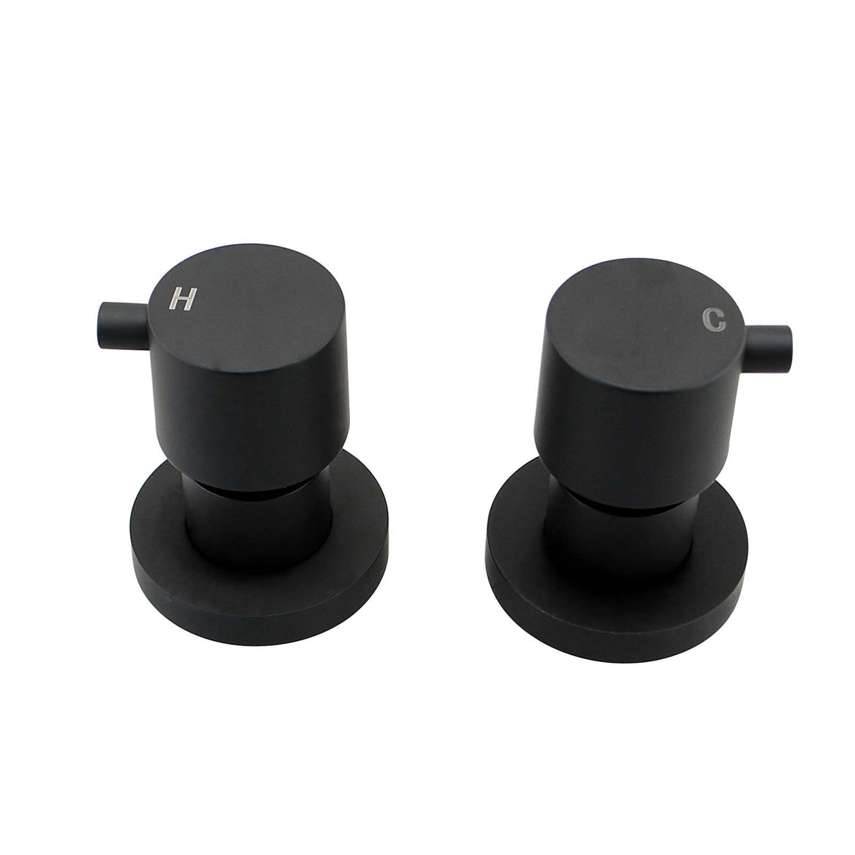 two Black Wall Tap
