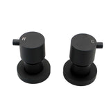 two Black Wall Tap