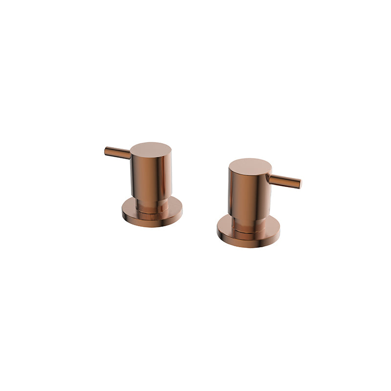 brushed bronze wall top assembly