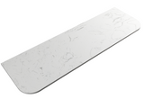 Savio 1200mm Matte White Wall Hung Vanity - Curve Fluted