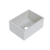 White square sink on a white background