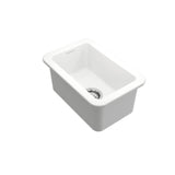 Cuisine 30 x 46 Matte White Inset / Undermount Fine Fireclay Sink