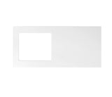 Laundry 1300mm Solid Surface Matte White Top