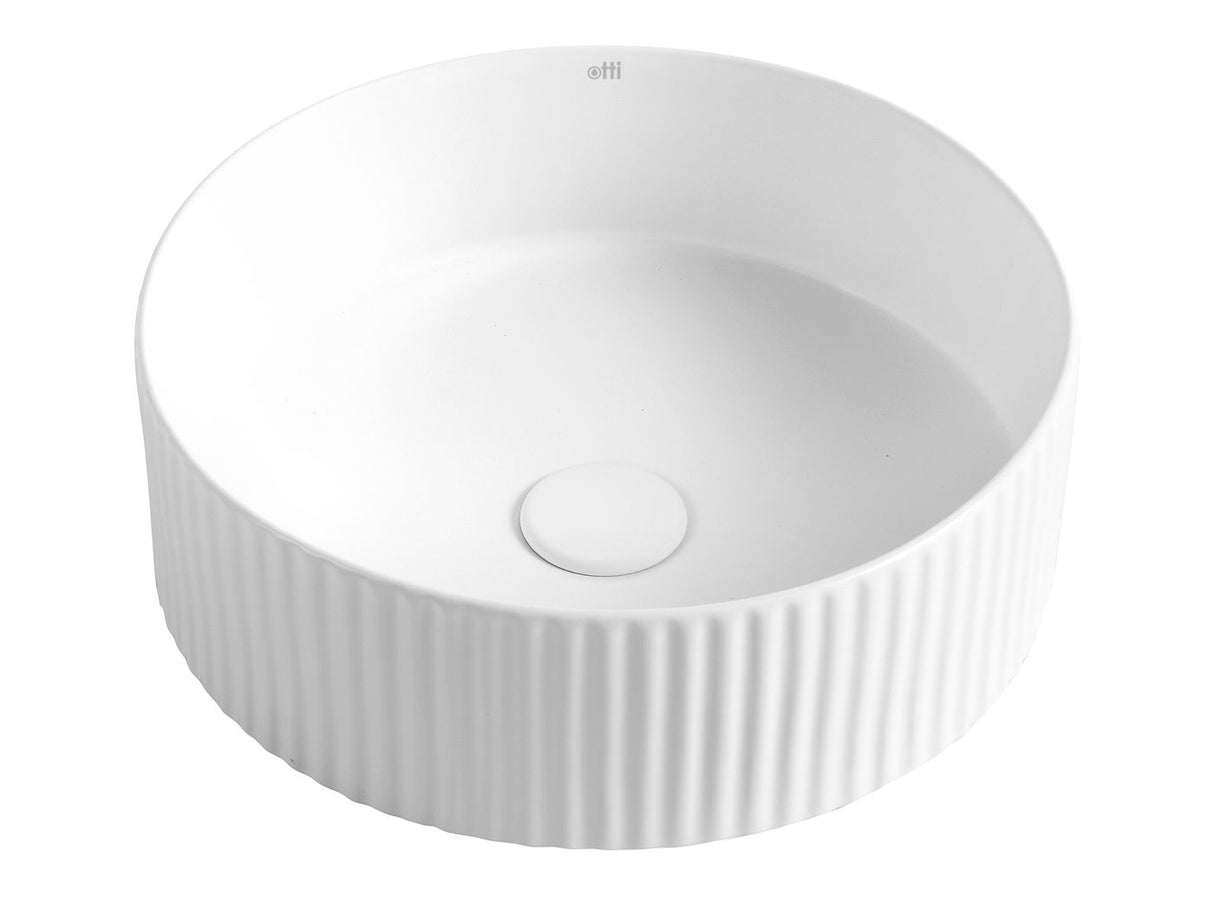 Marlo Round 400x400x125 Fluted Basin