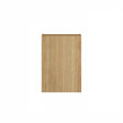 Rectangular wooden fluted cabinet on a white background