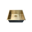 Axon 450x450x220mm Single Bowl Brushed Gold Sink