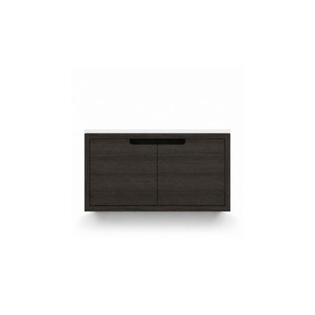 Kaia Wall Hung Vanity 750mm - Dark Oak