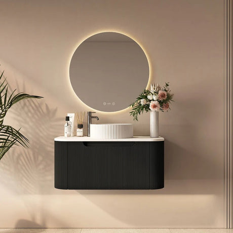 linley 900mm wall hung vanity front view