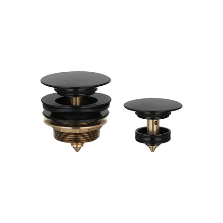 matte black bath waste non overflow
