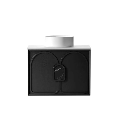 Laguna Mark II 750mm Black Oak Wall Hung Vanity