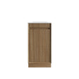 Mini Ravia 450mm Harvest Oak Floor Standing Vanity - Fluted