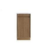 Mini Ravia 450mm Harvest Oak Floor Standing Vanity - Fluted