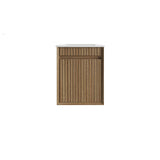 Mini Ravia 450mm Harvest Oak Wall Hung Vanity - Fluted