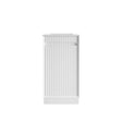 Mini Ravia 450mm Matte White Floor Standing Vanity - Fluted