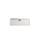 White cabinet on a white background